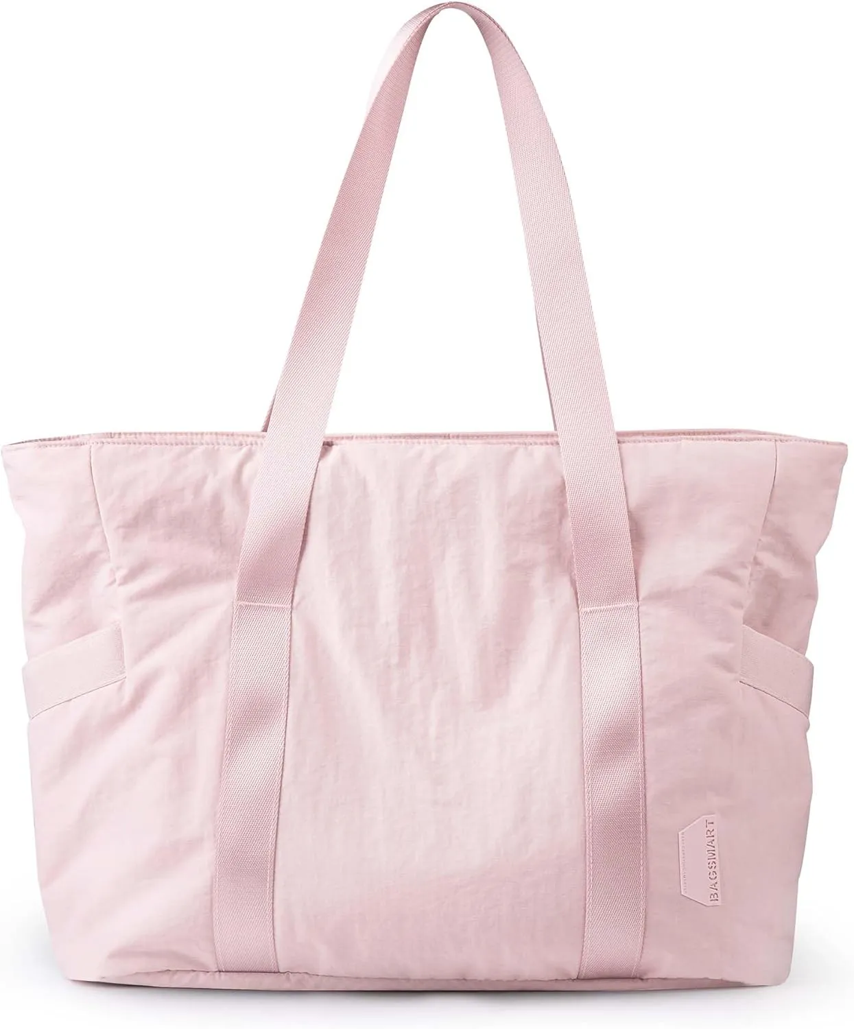 BAGSMART Tote Bag for Women with Zipper, Gym Tote with Compartments, Work Tote Nurse Dance Yoga Bag for Sport, Travel