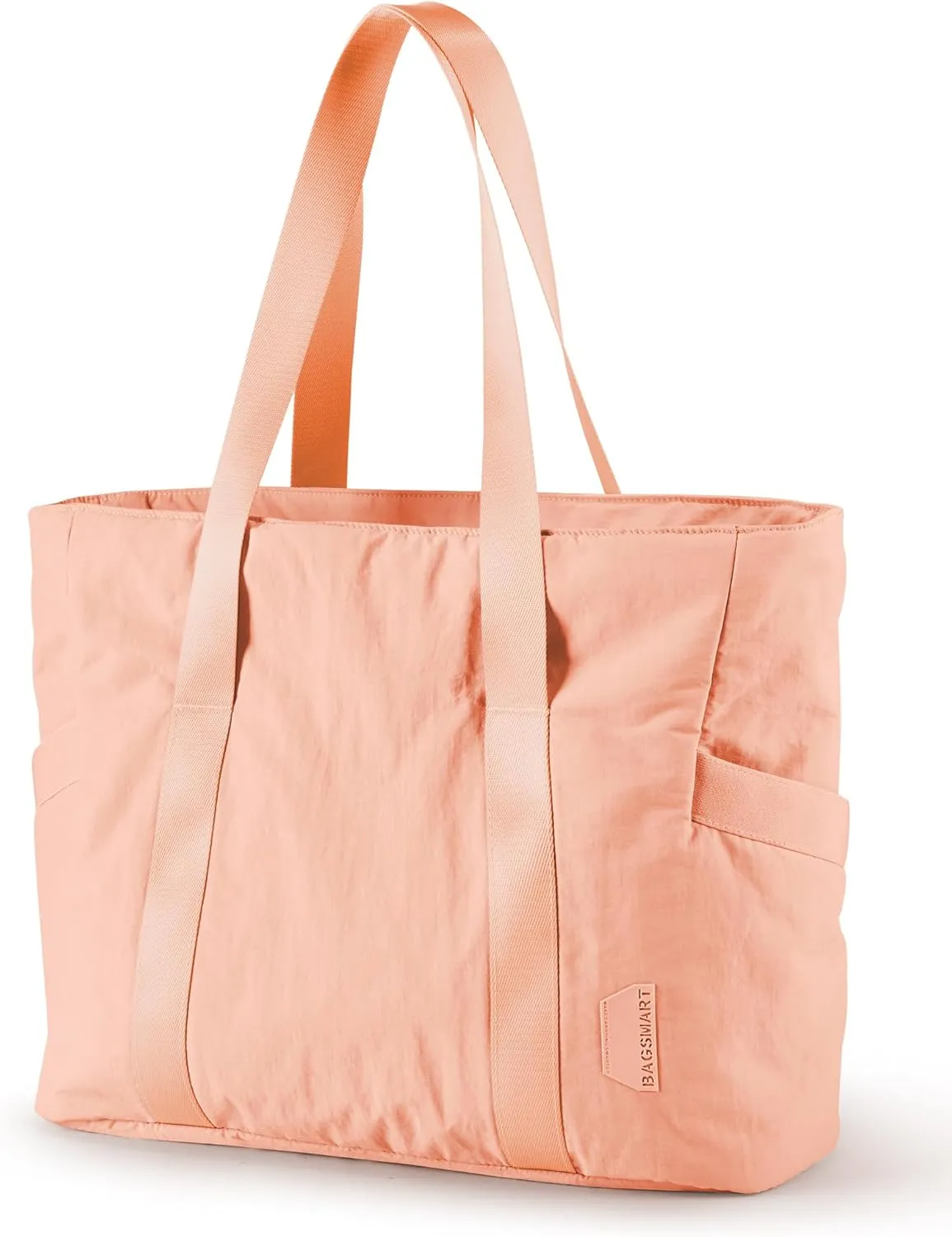 BAGSMART Tote Bag for Women with Zipper, Gym Tote with Compartments, Work Tote Nurse Dance Yoga Bag for Sport, Travel