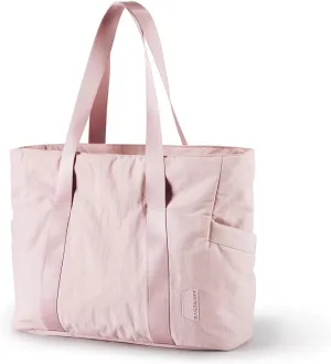 BAGSMART Tote Bag for Women with Zipper, Gym Tote with Compartments, Work Tote Nurse Dance Yoga Bag for Sport, Travel