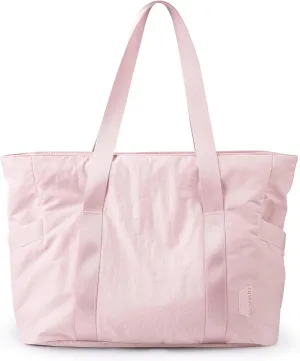 BAGSMART Tote Bag for Women with Zipper, Gym Tote with Compartments, Work Tote Nurse Dance Yoga Bag for Sport, Travel