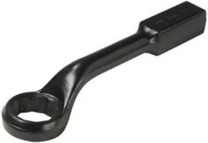 Bahco 315Z-2.1/2 2.1/2 Zoll Ring End Slogging Wrench Double Hex with 45 Degree Offset Head, Black