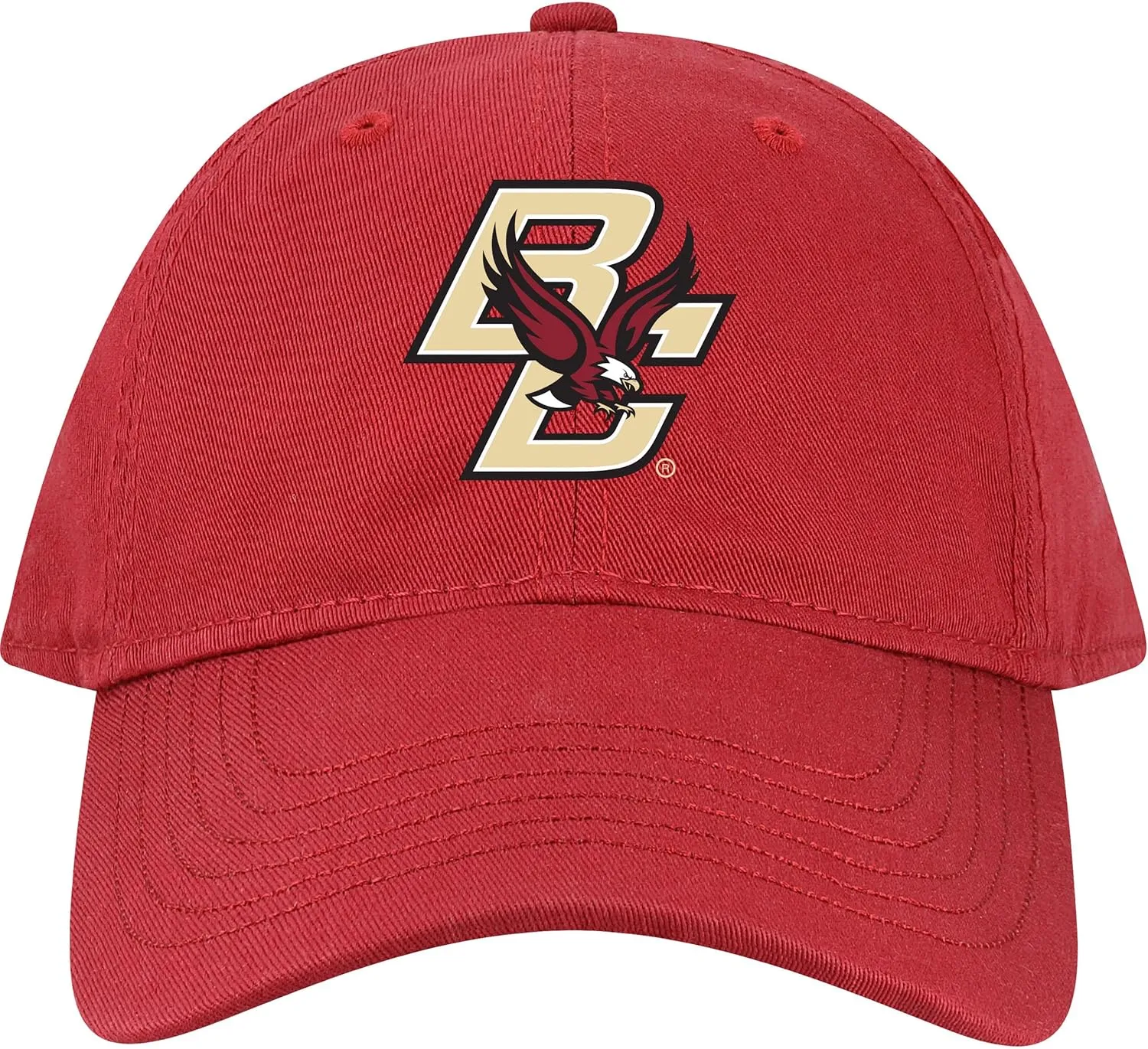Barnesmith NCAA Adjustable Hat Unisex Adult Relaxed Fit, 100% Cotton, Spirit Logo, One Size Fits All