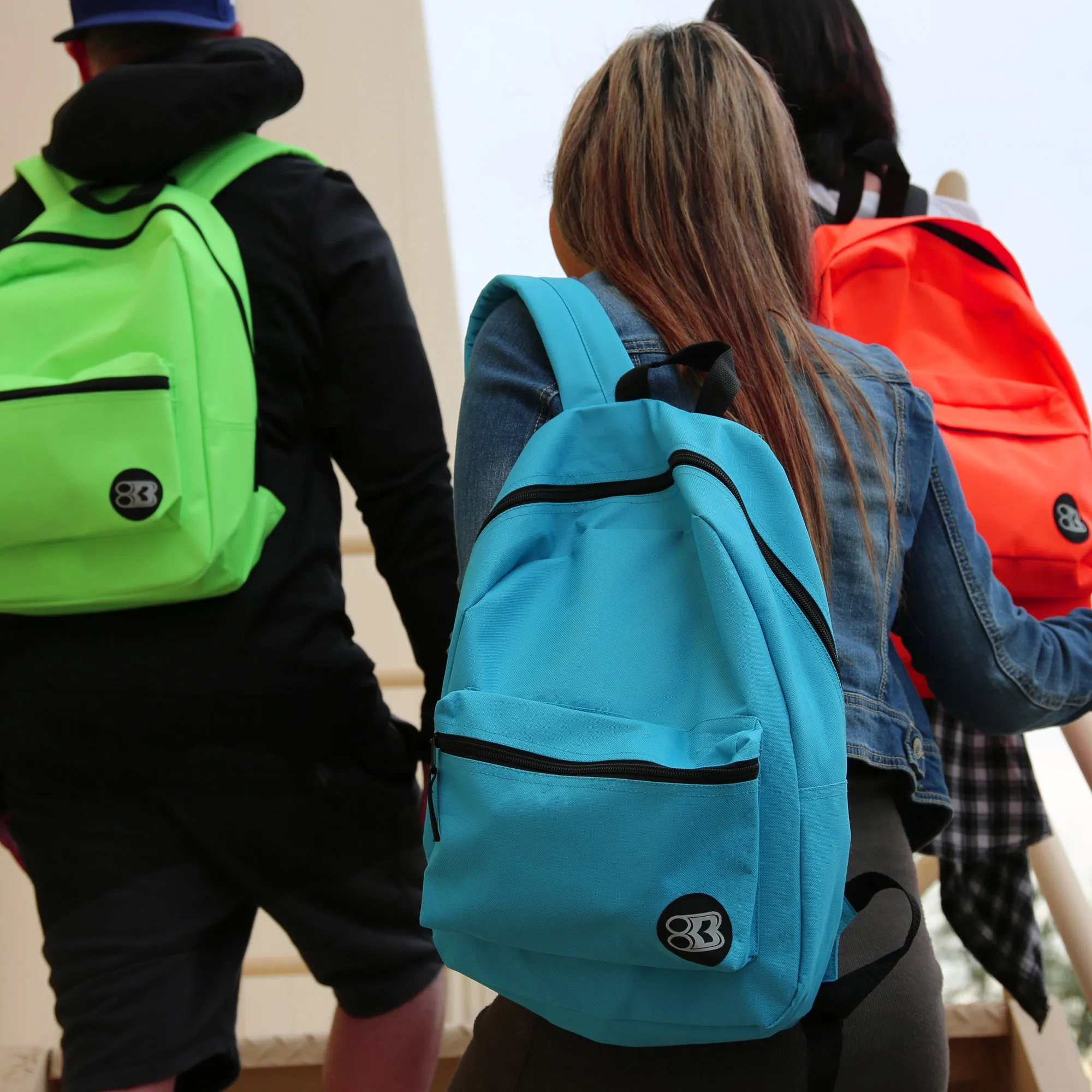 Basic 16" Black Backpack