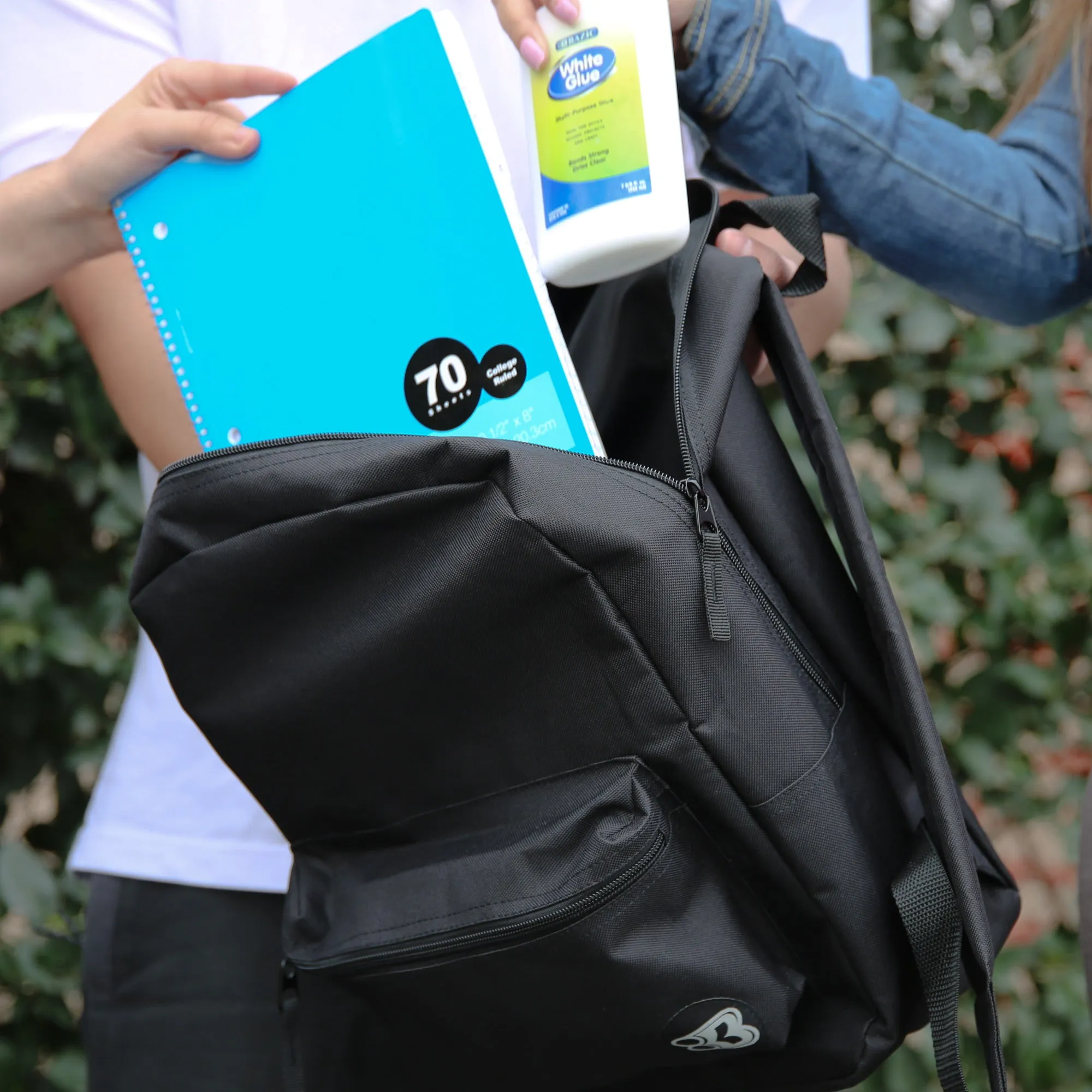 Basic 16" Gray Basic Backpack