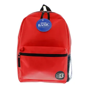 Basic 16" Red Backpack