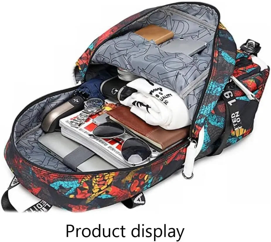 Basketball Legend Never Ends Multifunction Backpack Travel Laptop Daypack Fans Bag For Men Women (Style 3)