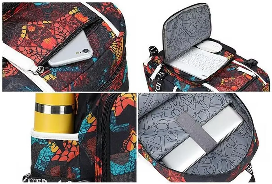 Basketball Legend Never Ends Multifunction Backpack Travel Laptop Daypack Fans Bag For Men Women (Style 3)