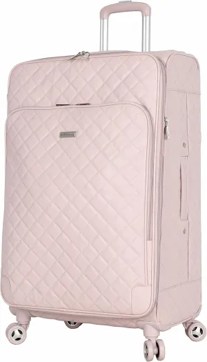 BCBGeneration Designer Large Luggage with Spinner Wheels for Women, Expandable Softside 28 Inch Suitcase Lightweight Checked Bag