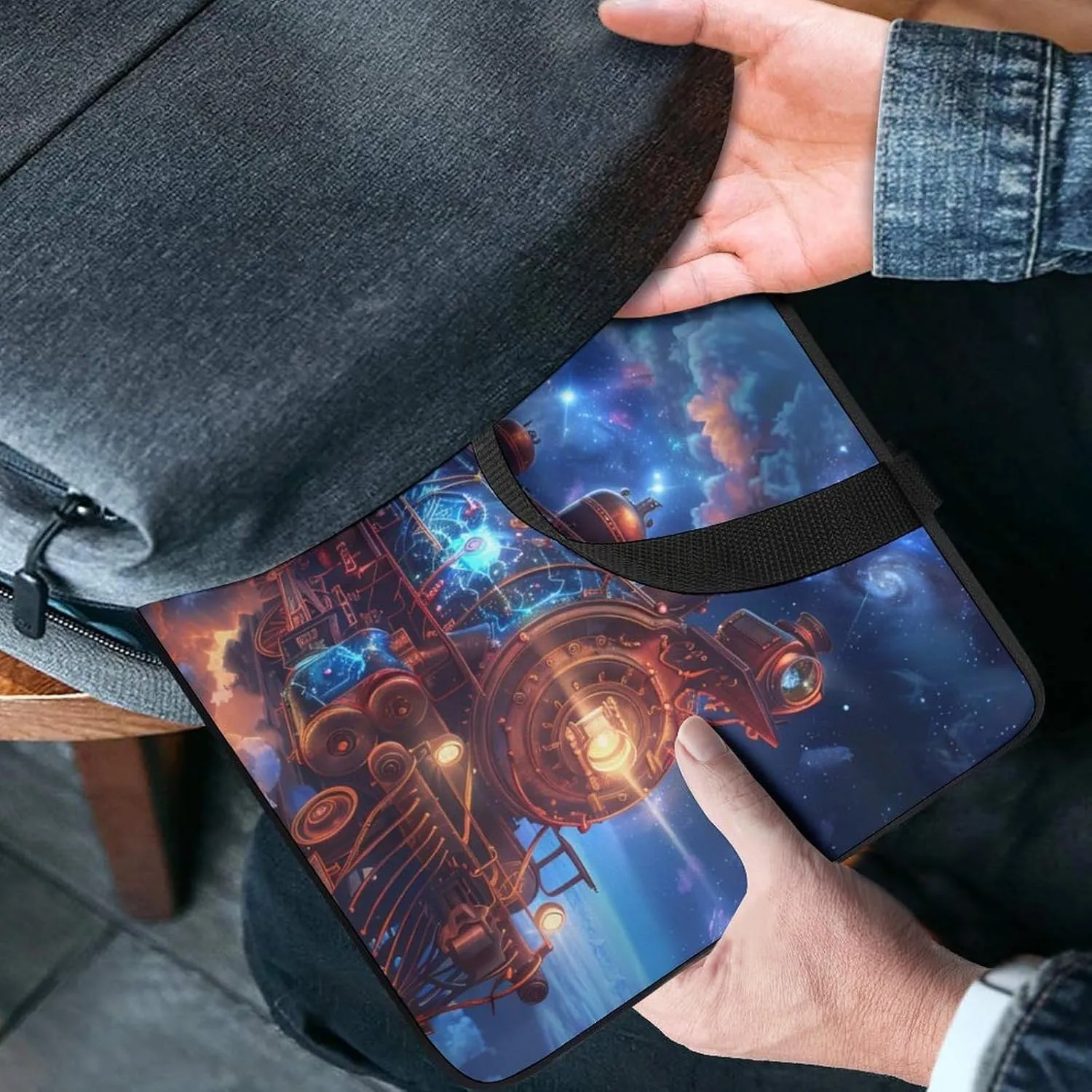 Beautiful Train Novelty Laptop Bag Printed Protective Cover Case Handbag for Laptop/Notebook/Ultrabook 10/12/13/15/17 Inch