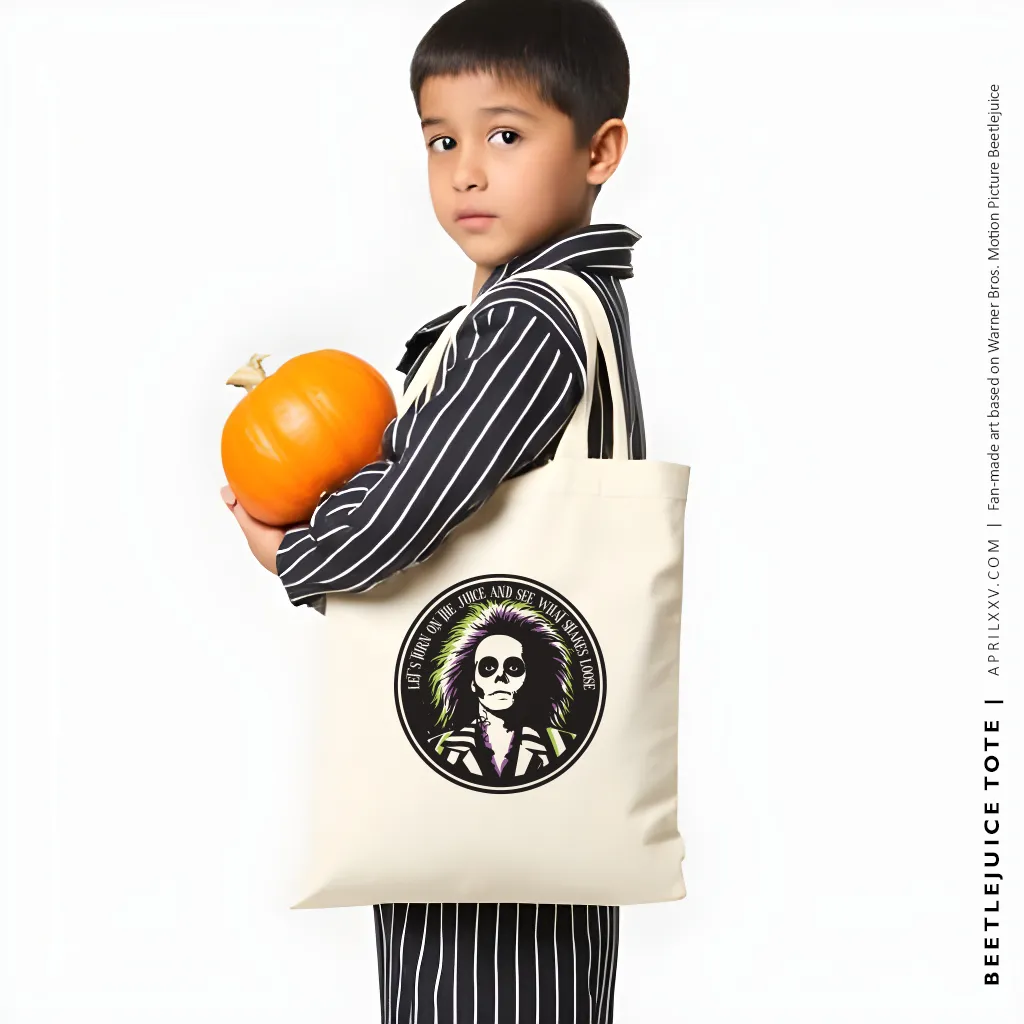 BEETLEJUICE | Movie Canvas Tote