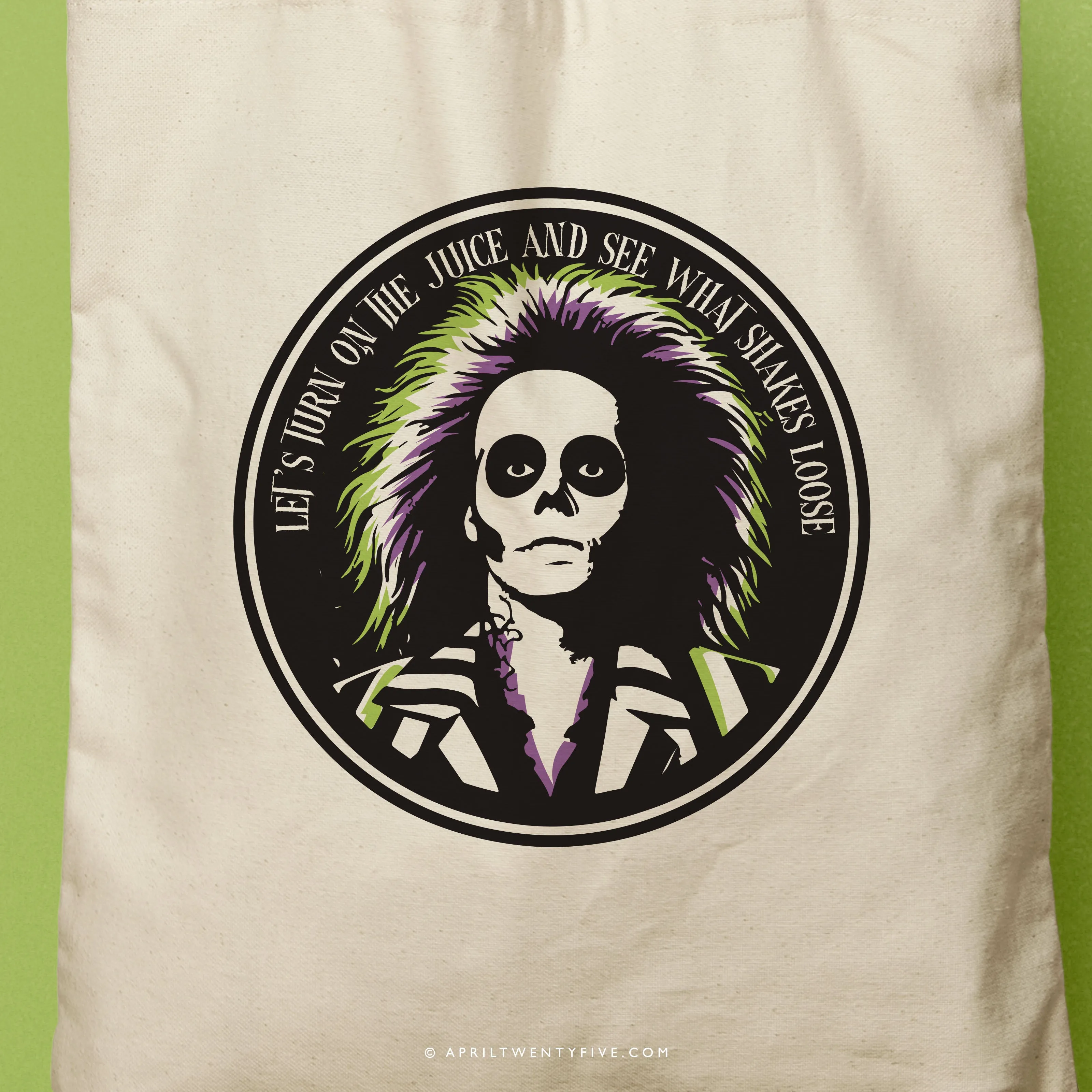 BEETLEJUICE | Movie Canvas Tote