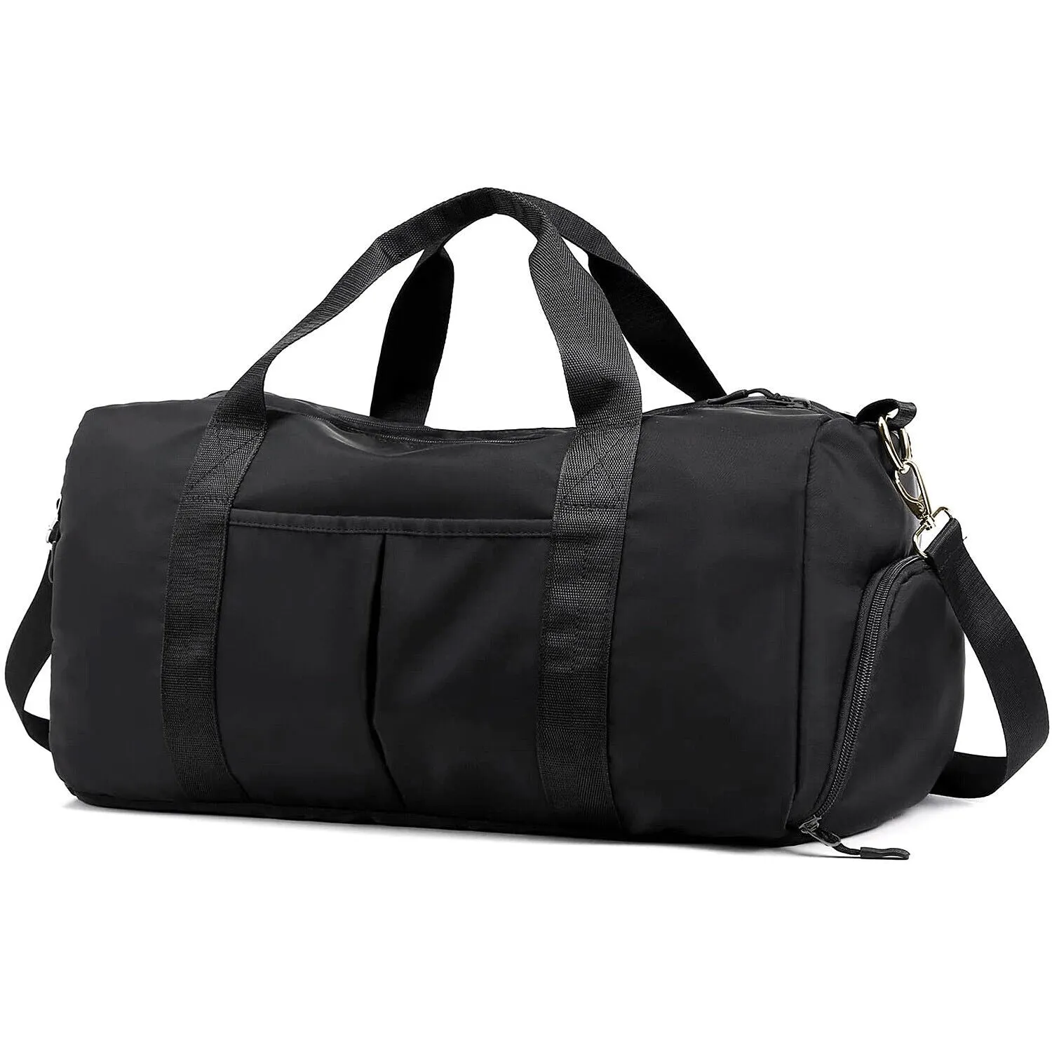 Black Sports Gym Bag & Swimming PU Cap & Anti-Fog UV Goggles & Trunks for Men AU