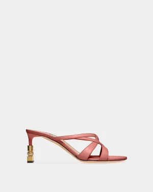 Block Slide Sandal In Suede