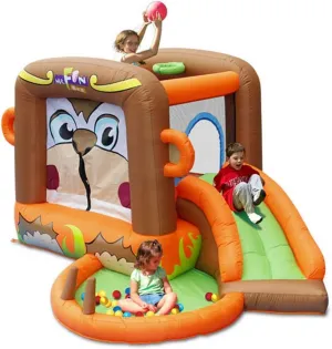 Bouncy Castles Sports Toys Inflatable Children's Trampoline Family Children Indoor Park Outdoor Garden Children's (Color 300 * 300 * 170cm)