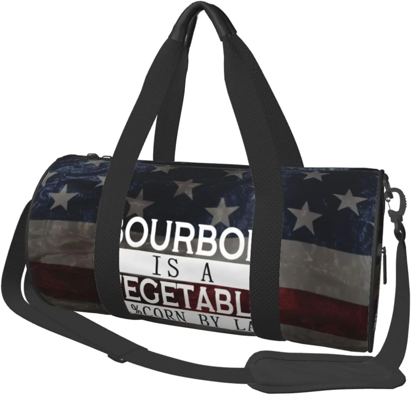 Bourbon Is A Vegetable 51% Corn By Law Duffel Bag Gym Bag Travel Sports Tote Large Foldable Beach Swim Yoga05