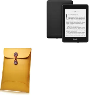 BoxWave Case Compatible with Amazon Kindle Paperwhite (4th Gen 2018) - Manila Leather Envelope, Retro Envelope Style Hip Cover