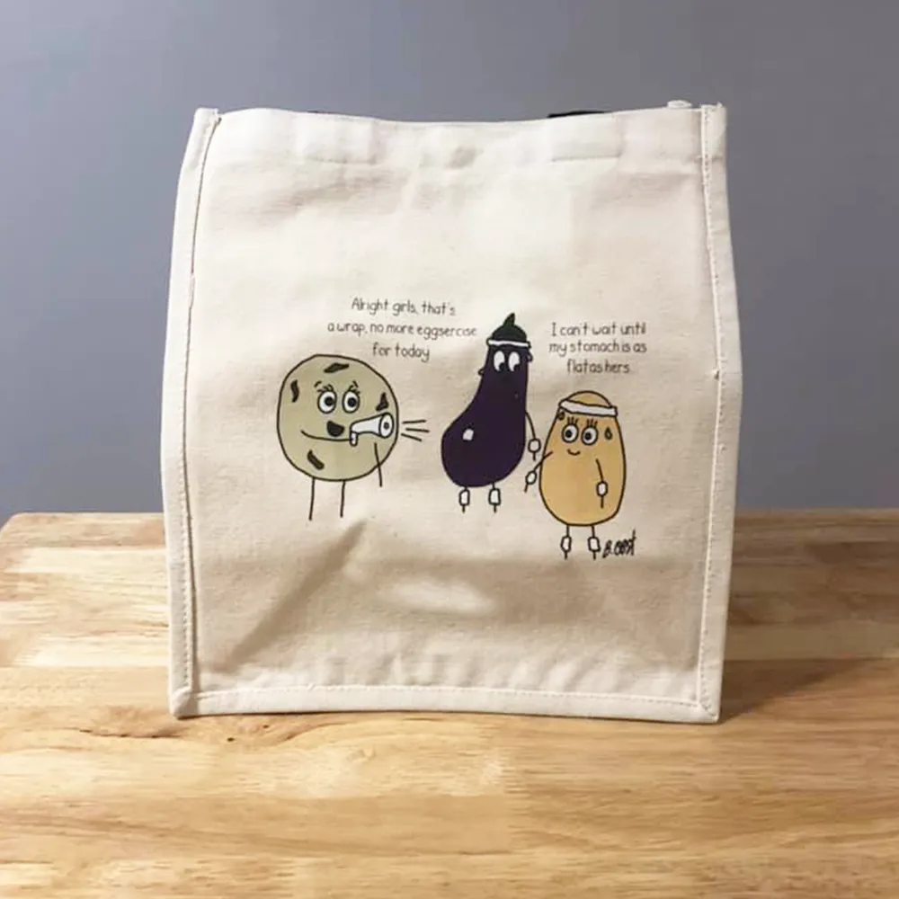 Breelings - Food Designs - Canvas Bags