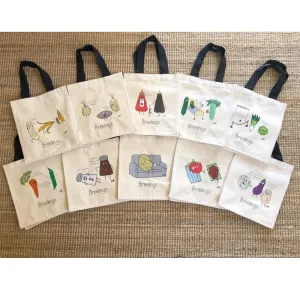 Breelings - Food Designs - Canvas Bags