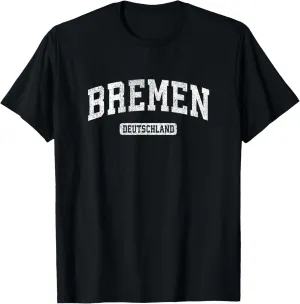 Bremen Germany Vintage Sports Design T-Shirt