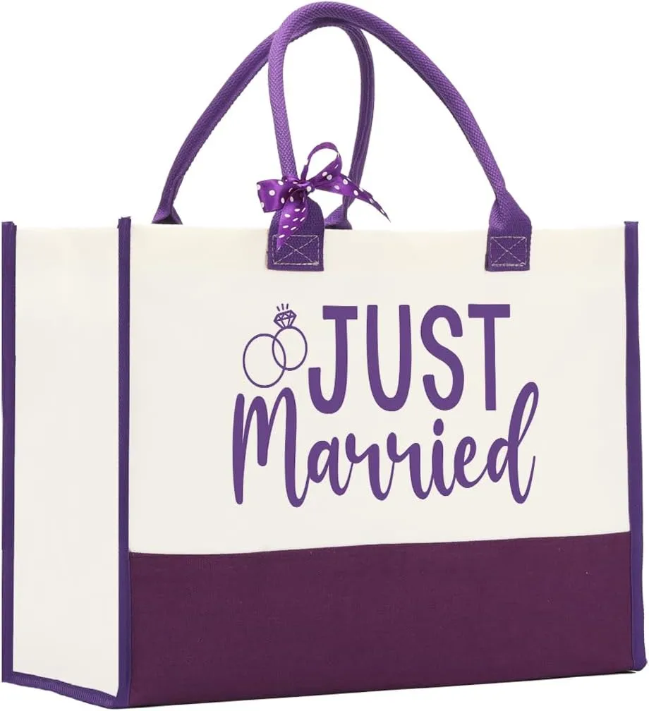 Bridal Shower Tote Bag - Wedding & Engagement Gift - Bride Gifts for Couples