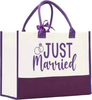 Bridal Shower Tote Bag - Wedding & Engagement Gift - Bride Gifts for Couples