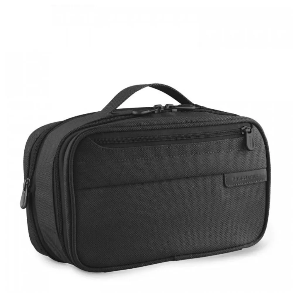 Briggs & Riley Baseline 11" Expandable Toiletry Case Black Blacksize Small
