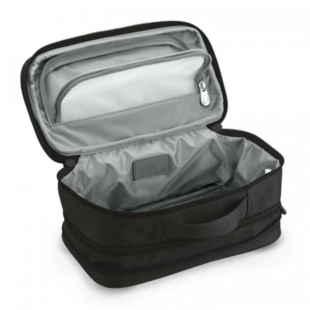 Briggs & Riley Baseline 11" Expandable Toiletry Case Black Blacksize Small