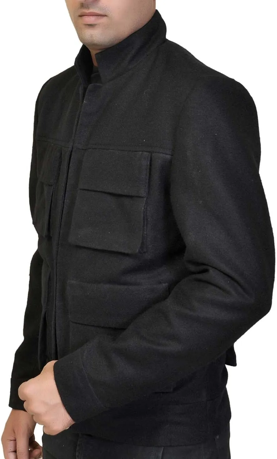 Brown Suede Leather Jacket for Men - Brown & Dark Brown Real Suede Leather Stylish Jacket for Mens