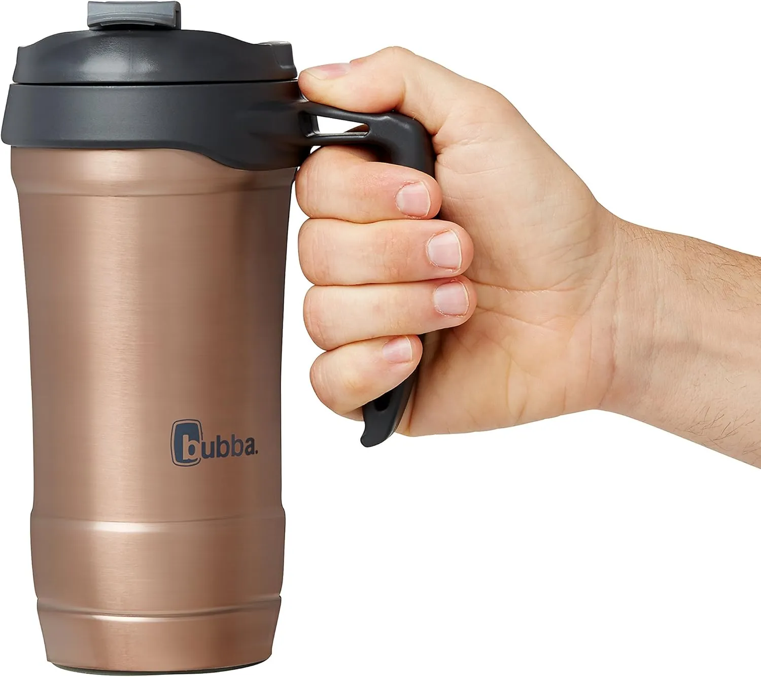 Bubba Hero Stainless Steel Travel Mug with Handle, 18 oz., Rose Gold