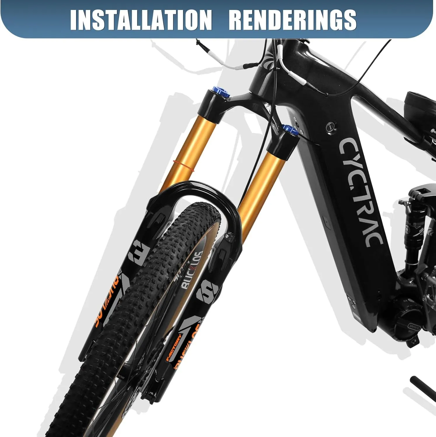 BUCKLOS Factory 38 27.5/29 inch 110 * 15mm Boost Downhill Tapered Air Suspension Fork, 180mm Travel 38mm Inner Tube Thru Axle Rebound Adjustment Disc Brake Front Forks, fit Mountain Bike AM DH.