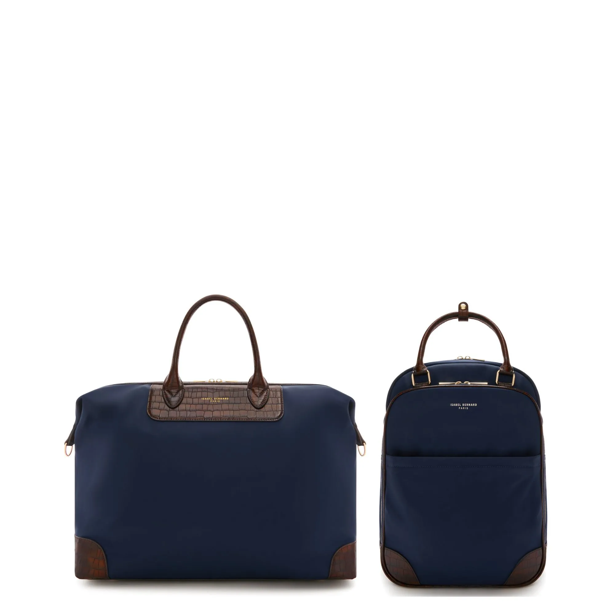 Cadeau d'Isabel blue back pack and weekend bag small