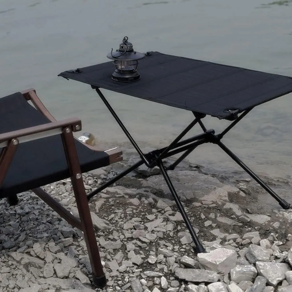 Camping Table Folding Table Outdoor Table Camping Folding Table Lightweight Folding Fabric Table Aluminum Parallel Bars Camping Picnic Table Folding Camping Table