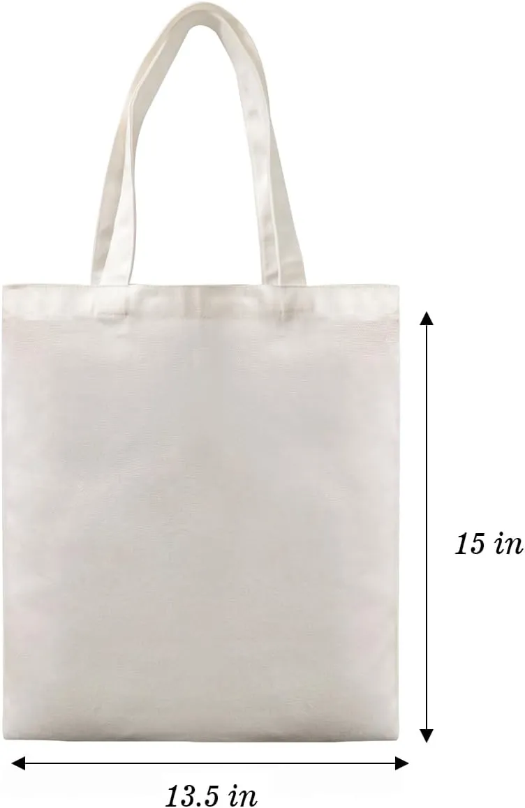 Canvas Shoulder Tote Bag for Men Women - Funny Saying Joke Graphic Unisex Reusable Grocery Bags
