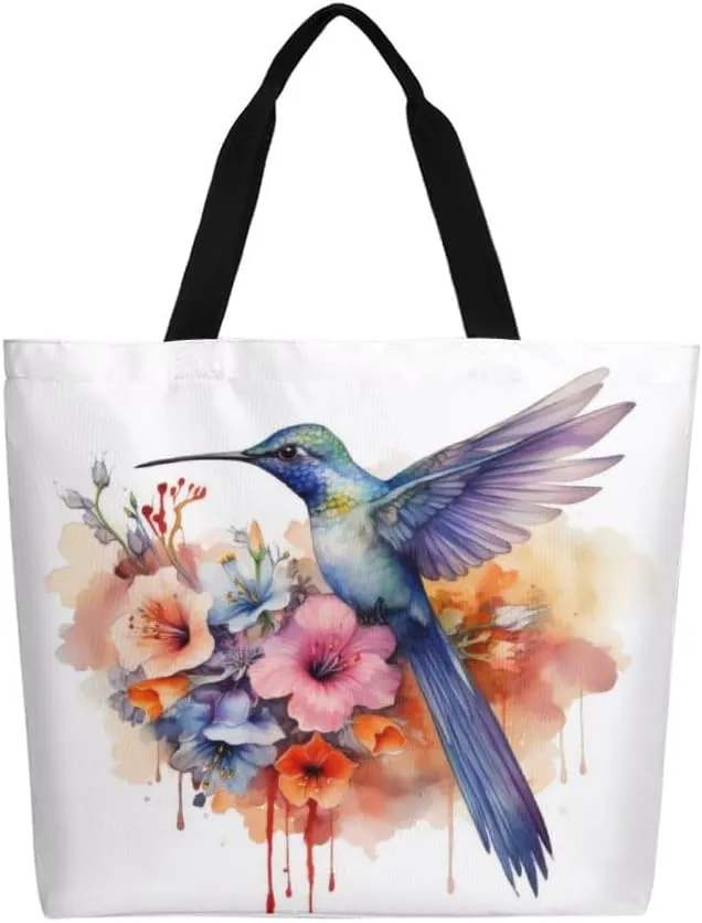 Canvas Tote Bag Large Women Casual Shoulder Bag Handbag Reusable Beach Shopping Grocery Bag For Outdoors