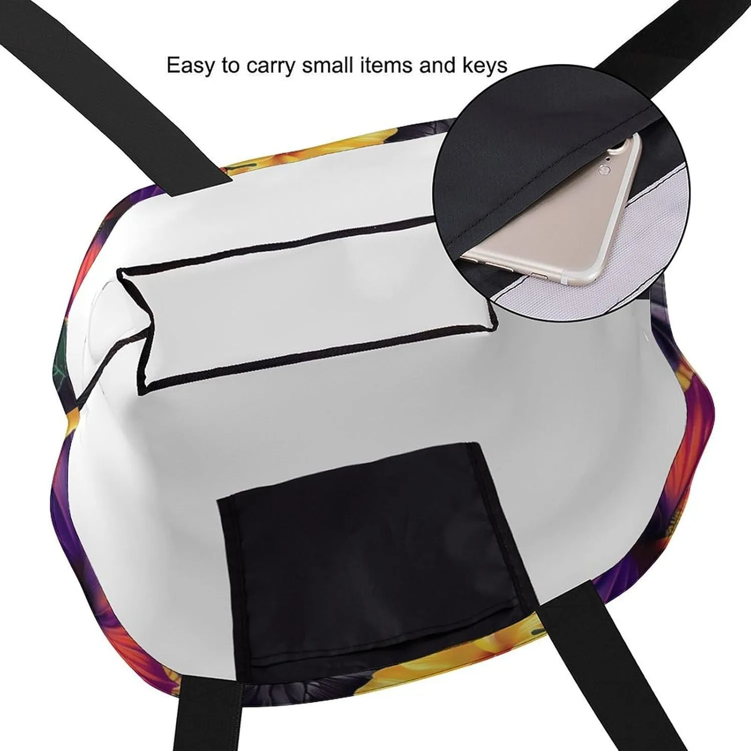 Canvas Tote Bag Large Women Casual Shoulder Bag Handbag Reusable Beach Shopping Grocery Bag For Outdoors