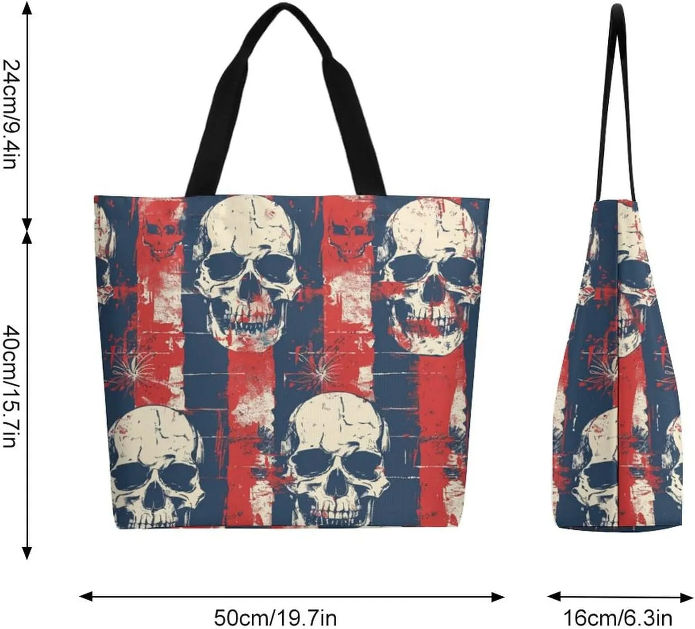 Canvas Tote Bag Large Women Casual Shoulder Bag Handbag Reusable Beach Shopping Grocery Bag For Outdoors