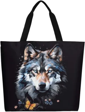 Canvas Tote Bag Large Women Casual Shoulder Bag Handbag Reusable Beach Shopping Grocery Bag For Outdoors