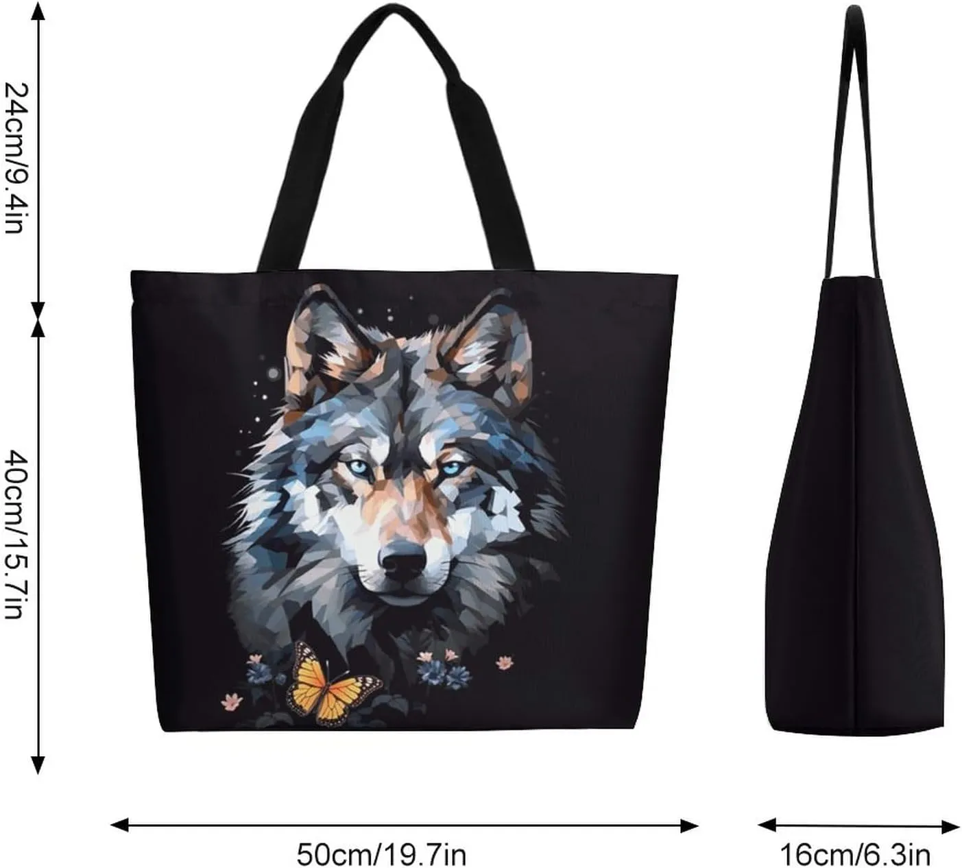 Canvas Tote Bag Large Women Casual Shoulder Bag Handbag Reusable Beach Shopping Grocery Bag For Outdoors