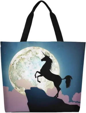 Canvas Tote Bag Large Women Casual Shoulder Bag Handbag Reusable Beach Shopping Grocery Bag For Outdoors