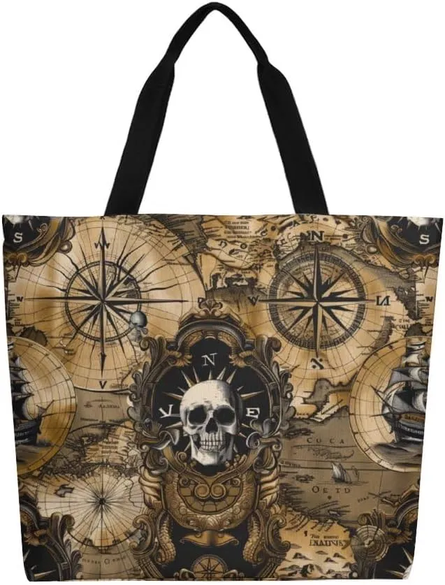 Canvas Tote Bag Large Women Casual Shoulder Bag Handbag Reusable Beach Shopping Grocery Bag For Outdoors