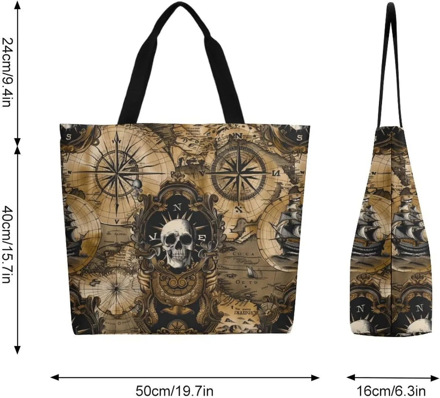 Canvas Tote Bag Large Women Casual Shoulder Bag Handbag Reusable Beach Shopping Grocery Bag For Outdoors