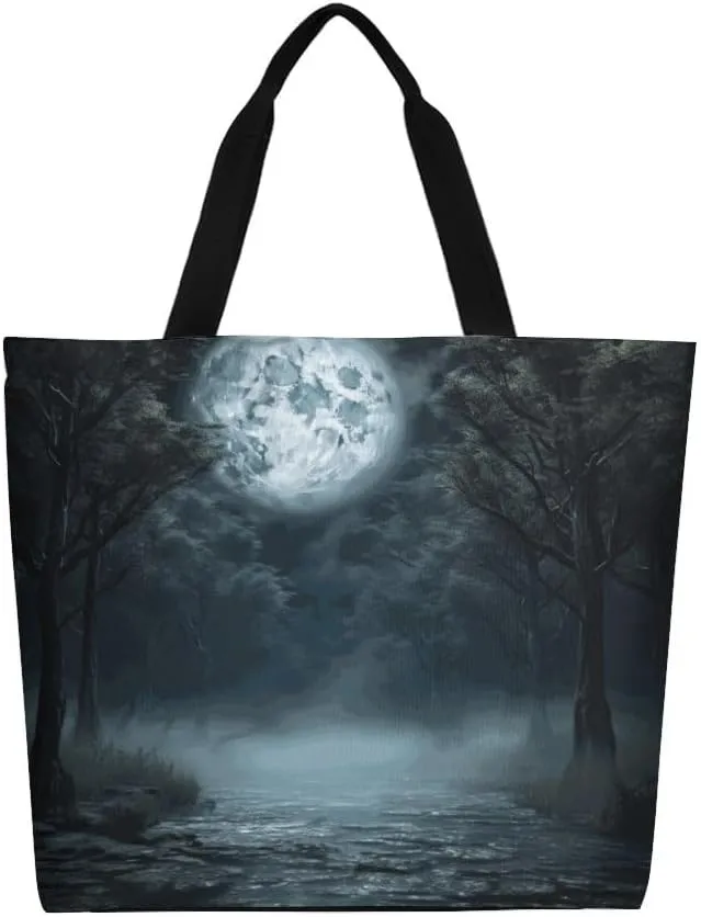 Canvas Tote Bag Large Women Casual Shoulder Bag Handbag Reusable Beach Shopping Grocery Bag For Outdoors