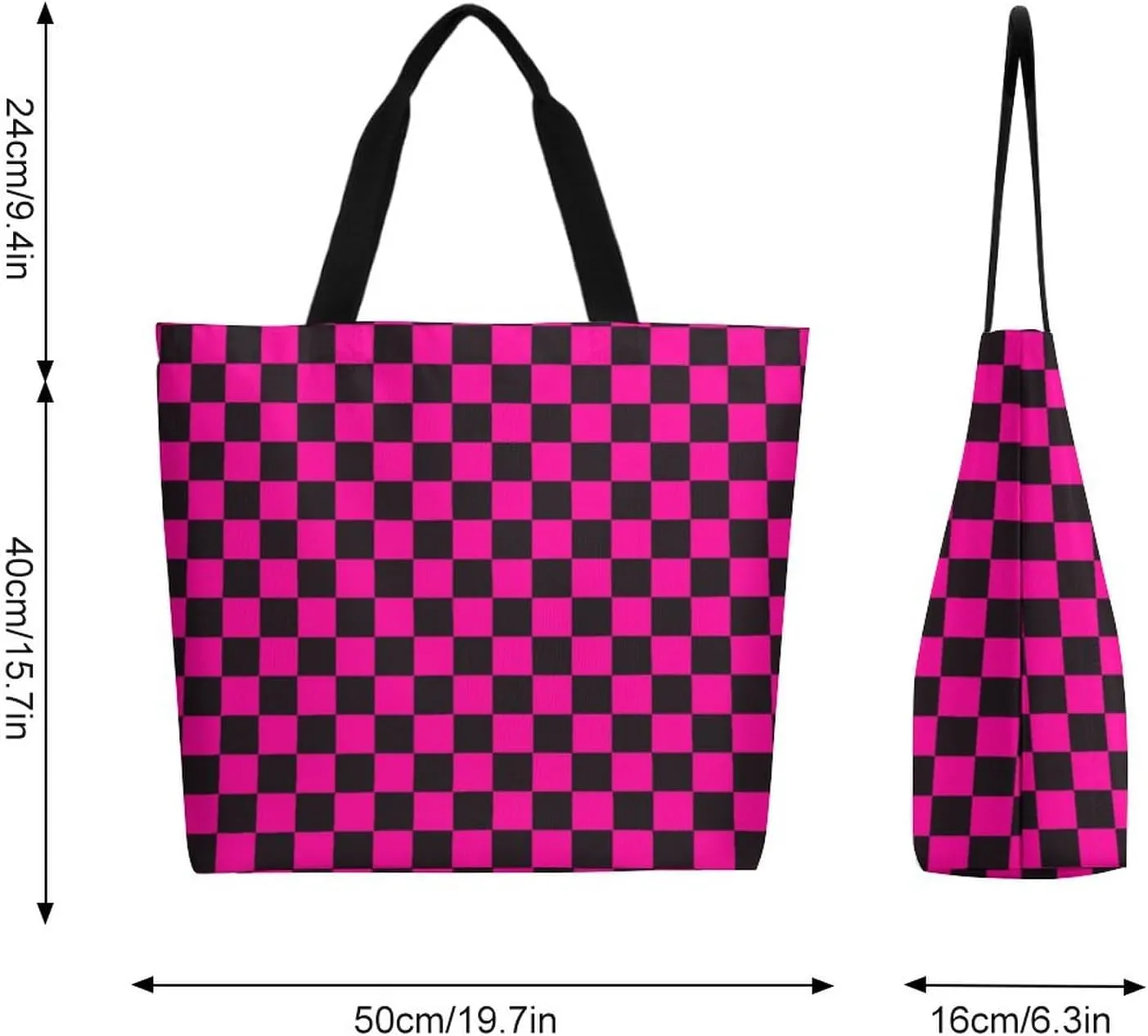 Canvas Tote Bag Large Women Casual Shoulder Bag Handbag Reusable Beach Shopping Grocery Bag For Outdoors