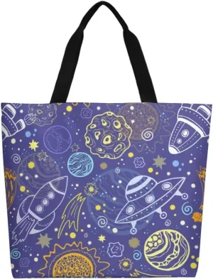 Canvas Tote Bag Large Women Casual Shoulder Bag Handbag Reusable Beach Shopping Grocery Bag For Outdoors