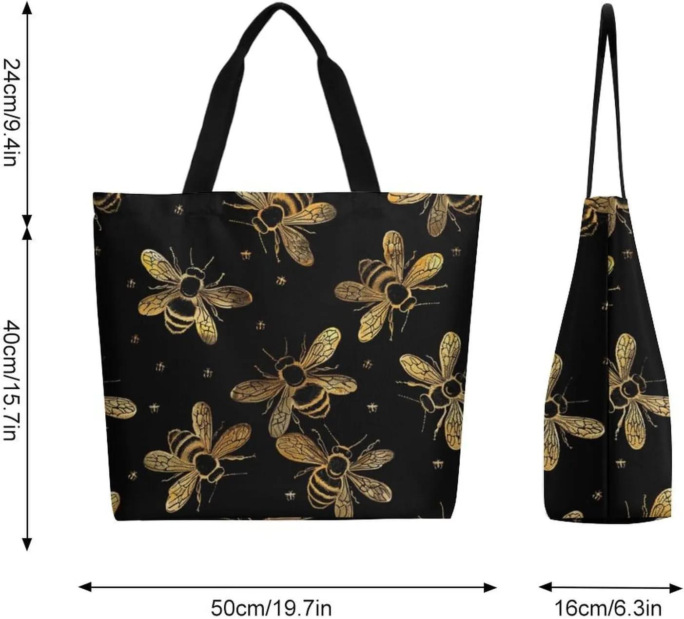 Canvas Tote Bag Large Women Casual Shoulder Bag Handbag Reusable Beach Shopping Grocery Bag For Outdoors