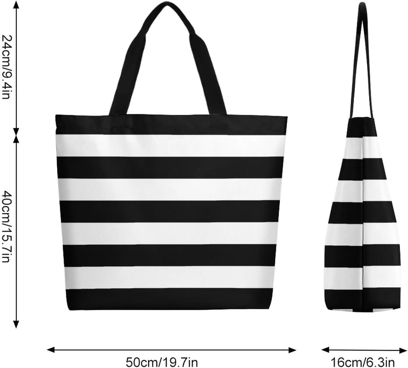 Canvas Tote Bag Large Women Casual Shoulder Bag Handbag Reusable Beach Shopping Grocery Bag For Outdoors