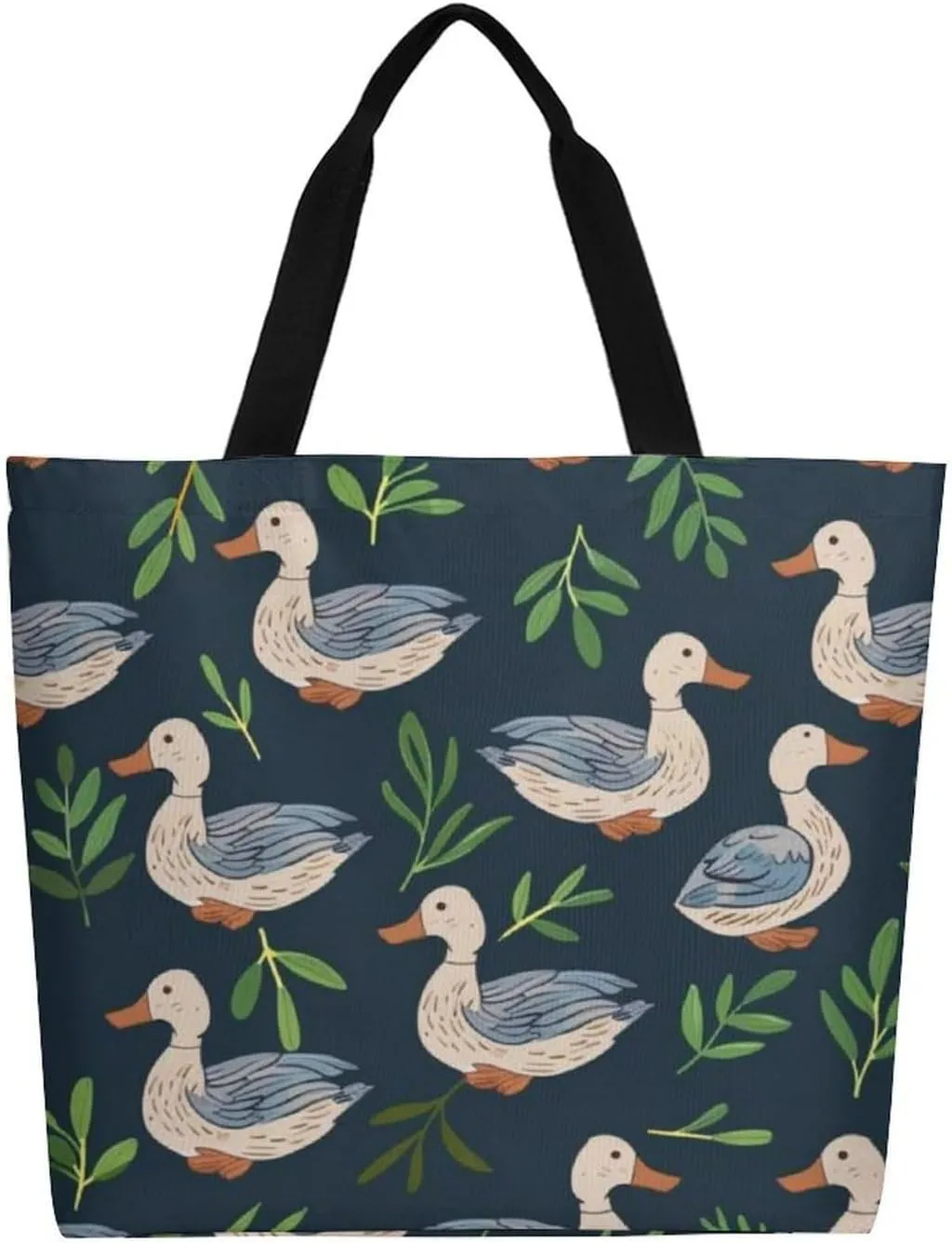 Canvas Tote Bag Large Women Casual Shoulder Bag Handbag Reusable Beach Shopping Grocery Bag For Outdoors