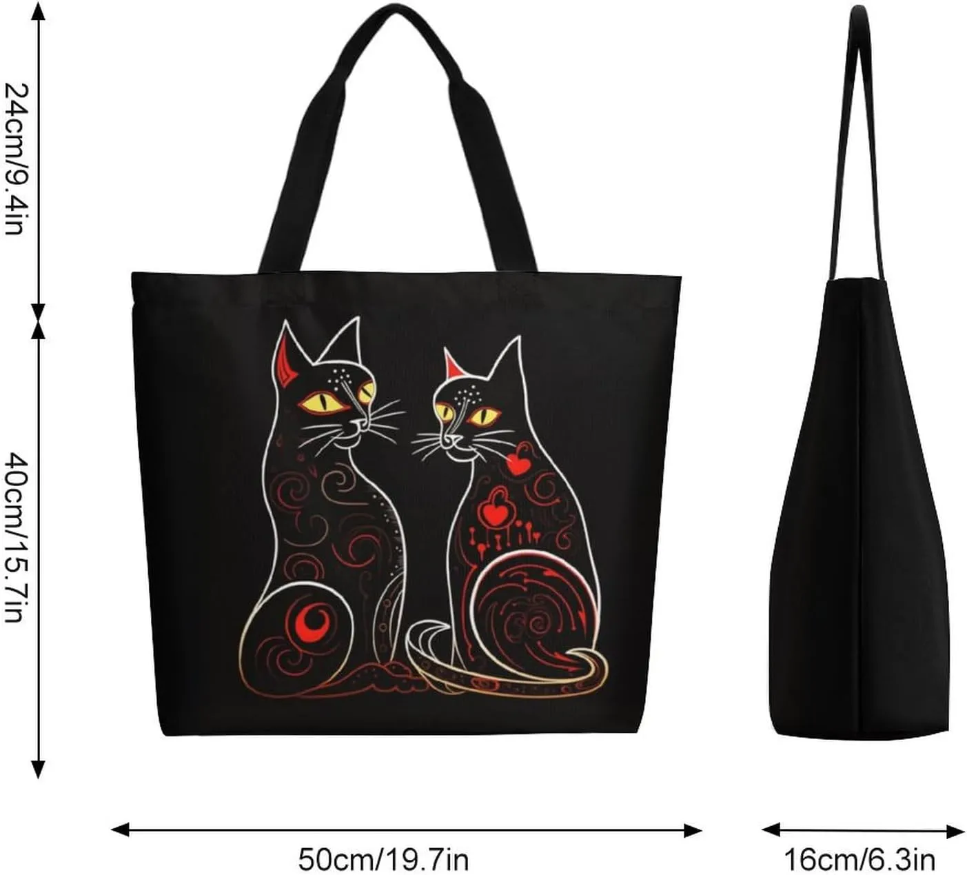 Canvas Tote Bag Large Women Casual Shoulder Bag Handbag Reusable Beach Shopping Grocery Bag For Outdoors