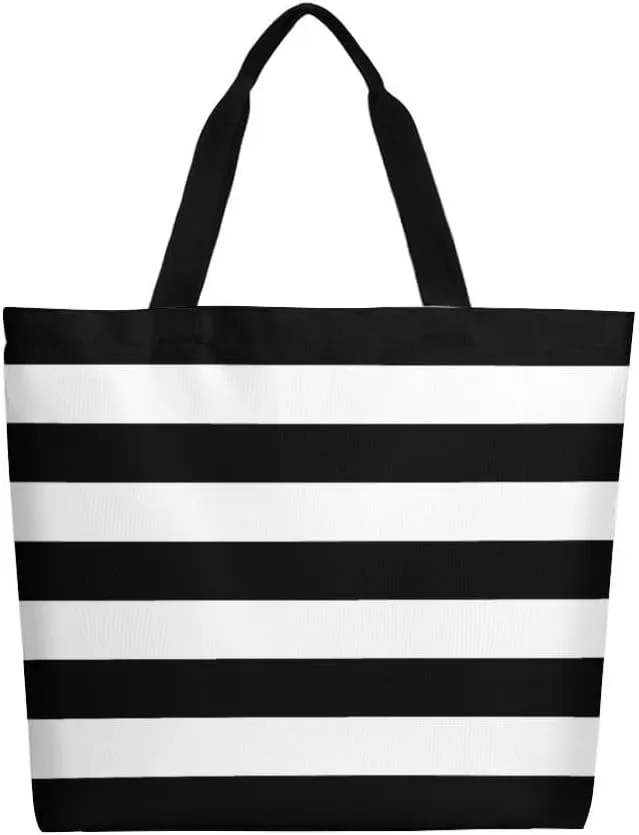Canvas Tote Bag Large Women Casual Shoulder Bag Handbag Reusable Beach Shopping Grocery Bag For Outdoors