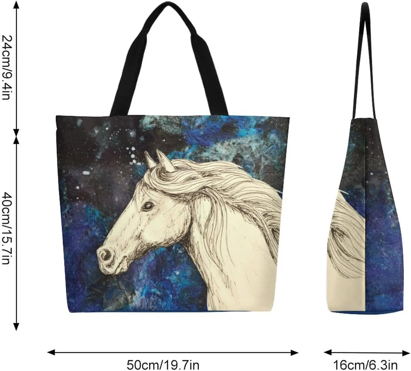 Canvas Tote Bag Large Women Casual Shoulder Bag Handbag Reusable Beach Shopping Grocery Bag For Outdoors